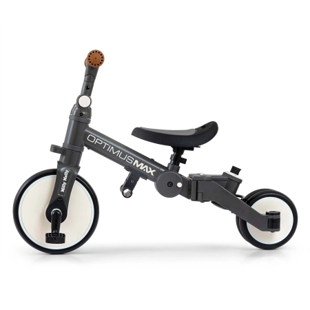 Milly Mally Rowerek 5w1 Optimus Max Dark Grey