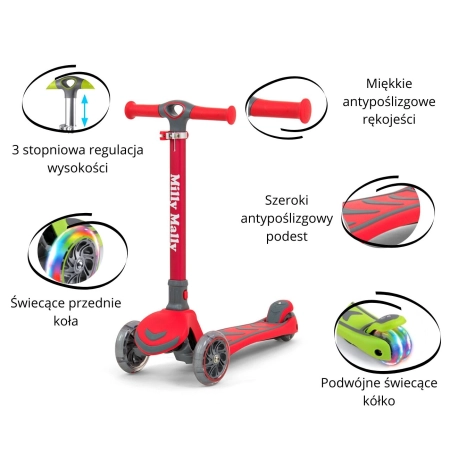 Milly Mally Scooter Boogie Red