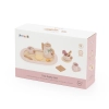 Viga 44267 PolarB Drewniany zestaw do kawy i herbaty - pink