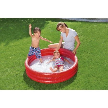 Bestway 51025 Basenik dmuchany Czerwony 1.22 x 25cm