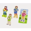 Viga 50405 Puzzle Drewniane - jak rośnie dzidziuś