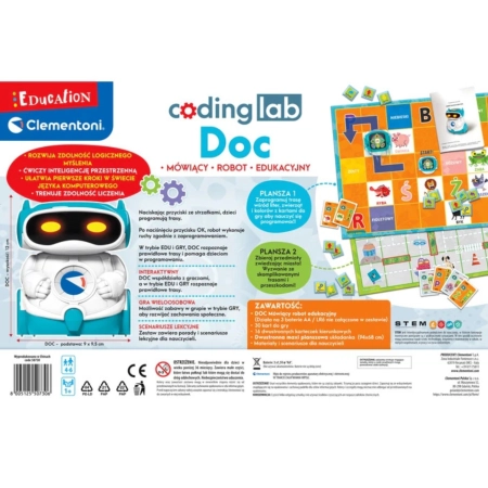 Clementoni Gry Edukacyjne 50730 Edukacyjny Robot Doc