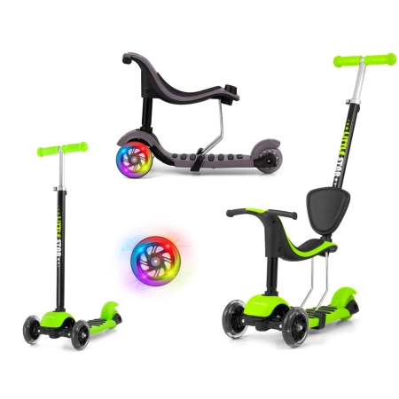 Milly Mally Scooter Little Star Green
