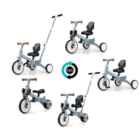 Milly Mally Rowerek 5w1 Optimus Max Denim