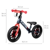 Qplay Rowerek Biegowy Player Red