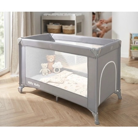 Milly Mally Łóżeczko turystyczne Mirage Grey