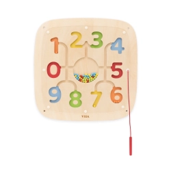Viga 44811FSC Drewniana Tablica edukacyjna - magnetyczna zabawa z liczbami