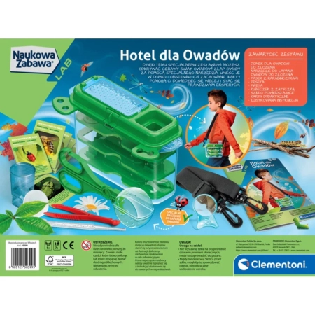 Clementoni 50399 Naukowa Zabawa Lab Hotel Dla Owadów