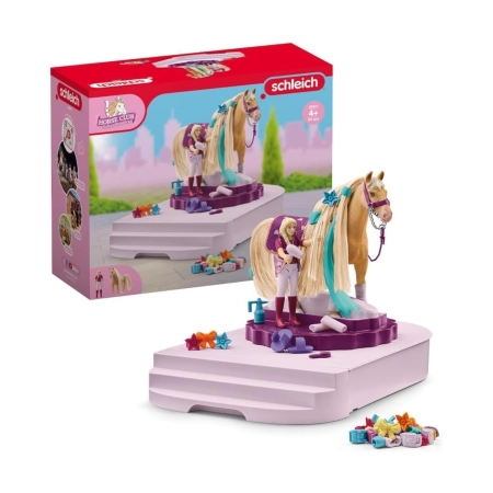 Schleich 42617 Obrotowa Stacja Pielęgnacji Koni