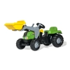 Rolly Toys 023134 Traktor Rolly Kid X z łyżka i przyczepa Zielony