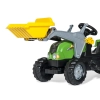 Rolly Toys 023134 Traktor Rolly Kid X z łyżka i przyczepa Zielony