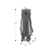 Milly Mally Łóżeczko turystyczne Mirage Dark Grey