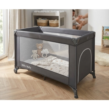 Milly Mally Łóżeczko turystyczne Mirage Dark Grey