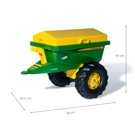 Rolly Toys 125111 Przyczepa Rolly Streumax piaskarka John Deere
