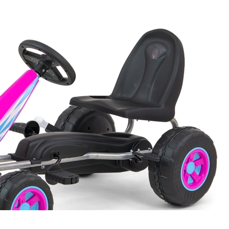 Milly Mally Gokart na pedały Viper Pink