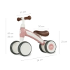 Qplay Pojazd Cutey Retro Pink