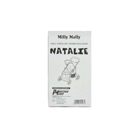 Milly Mally Wózek dla lalek Natalie Prestige Pink