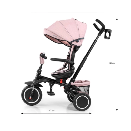 Milly Mally Rowerek Trójkołowy Stanley Rubber New Pink