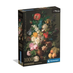 Clementoni 39970 Museum Collection Puzzle 1000 Elementów - Van Dael - Vaso di fiori