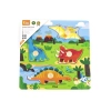 Viga 44596 Drewniane Puzzle z uchwytami - Dinozaury