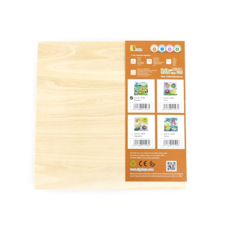 Viga 44596 Drewniane Puzzle z uchwytami - Dinozaury