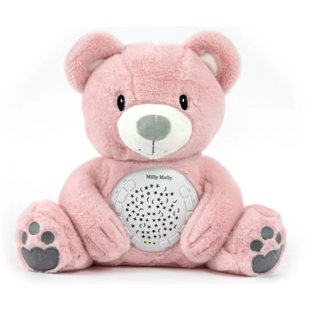 Milly Mally Zabawka pluszowa z Projektorem Milly Bear Pink