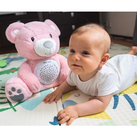 Milly Mally Zabawka pluszowa z Projektorem Milly Bear Pink
