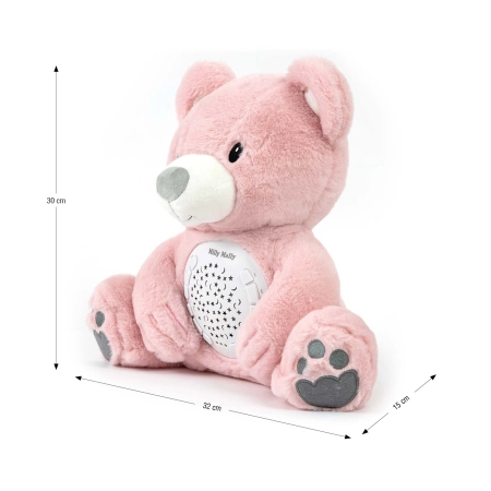 Milly Mally Zabawka pluszowa z Projektorem Milly Bear Pink