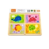 Viga 50190 Puzzle na podkładce 4w1 - morze