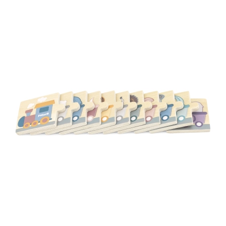 Viga 44071 PolarB Drewniane Puzzle Liczby