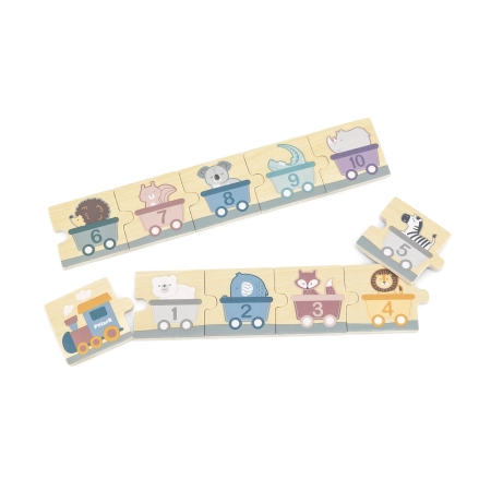 Viga 44071 PolarB Drewniane Puzzle Liczby
