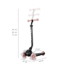 Qplay Hulajnoga Sema Evo 3w1 Coral Pink