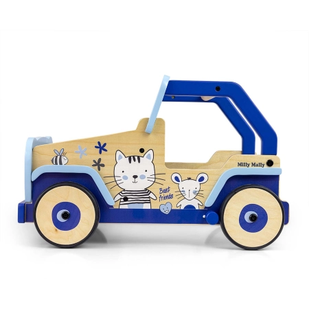 Milly Mally Zabawka Chodzik-Pchacz dla dzieci Explorer Cat and Mouse