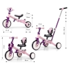 Milly Mally Rowerek 5w1 Optimus Max Pink