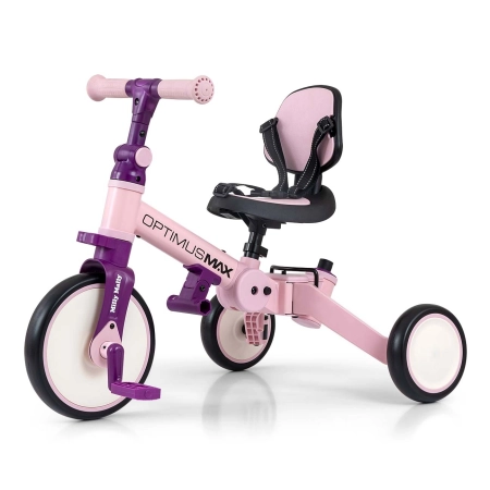 Milly Mally Rowerek 5w1 Optimus Max Pink