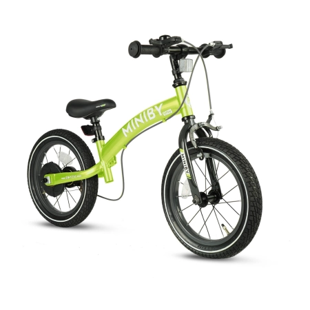 Qplay Rowerek Dziecięcy - Rowerek Biegowy Miniby 14 cali Green