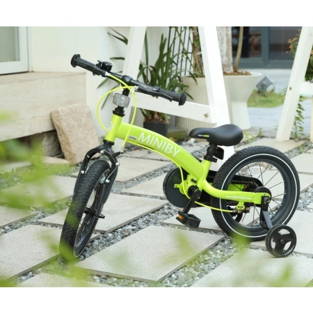 Qplay Rowerek Dziecięcy - Rowerek Biegowy Miniby 14 cali Green