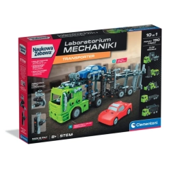 Clementoni 50249 Naukowa Zabawa Lab Laboratorium Mechaniki - transporter