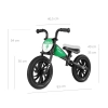 Qplay Rowerek Biegowy Feduro Green