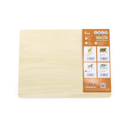 Viga 44607 Drewniane Puzzle na podkładce z uchwytami - Koń