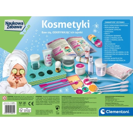 Clementoni 50891 Naukowa Zabawa Lab Kosmetyki