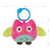 Zawieszka pluszowa Sówka - Happy owl - 2552 PINK