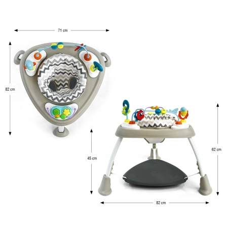 Milly Mally Centrum Aktywności Bounzee Grey
