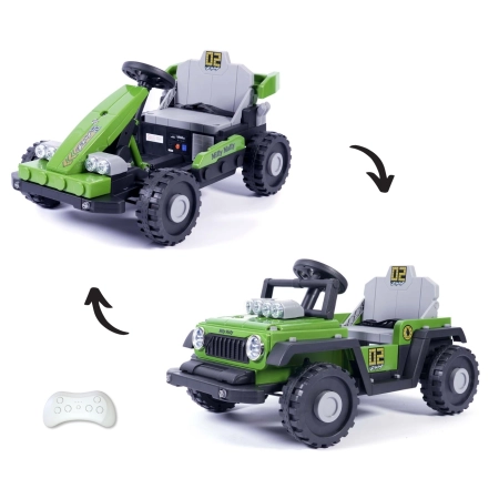 Milly Mally Pojazd na akumulator Prime 2w1 Green