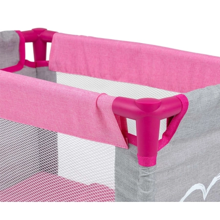 Milly Mally Łóżeczko dla lalek Lisa Prestige Pink