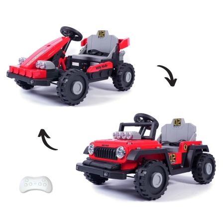 Milly Mally Pojazd na akumulator Prime 2w1 Red