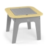 Milly Mally Zestaw mebli Olaf Blocks - Stolik i dwa krzesełka Dark Grey
