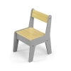 Milly Mally Zestaw mebli Olaf Blocks - Stolik i dwa krzesełka Dark Grey