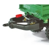 Rolly Toys 122202 Przyczepa Rolly - Mega Trailer Ciemno Zielona Koła 2-osie
