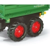 Rolly Toys 122202 Przyczepa Rolly - Mega Trailer Ciemno Zielona Koła 2-osie